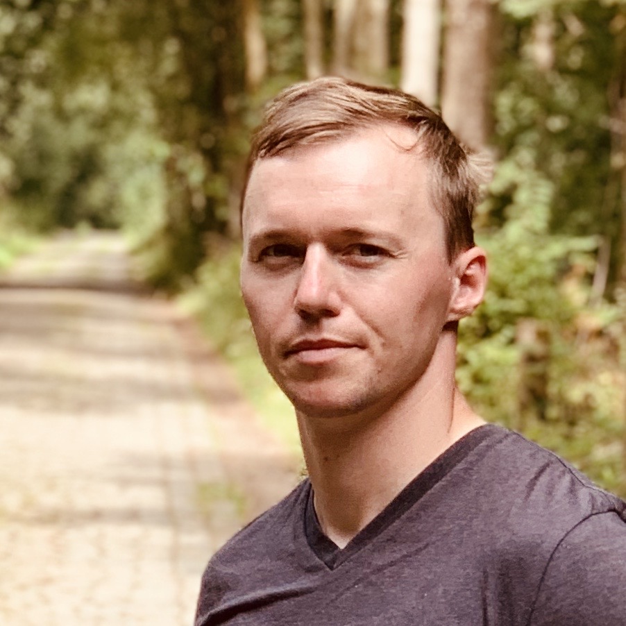 A photo of me while hiking in the Sonian Forest